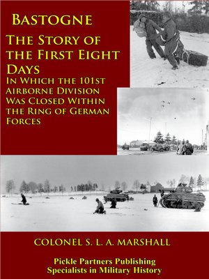 cover image of Bastogne - The Story Of The First Eight Days